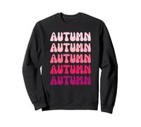 Autumn First Name Minimalist Design Felpa