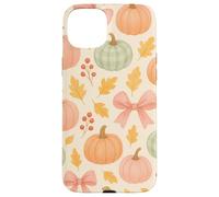 Autumn Flower Fall Pumpkin Bow Girl Women Fall Themed Custodia per iPhone 15 Plus