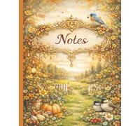 Autumn Flowers Composition Notebook Pretty Fall Florals, Pumpkin Patches & Birds | College Ruled | Cozy Lined Notebook: A Warm & Cozy Fall Notebook for Writing, Journaling, School & Gifting