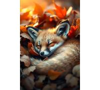 Autumn Fox Dreams: Cute Animal Notebook for Nature Lovers: Aesthetic Fall-Themed Journal | 6x9 Softcover | Lined Pages for Writing, School, or Gifts