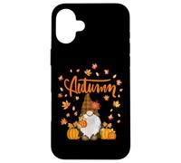 Autumn Gnome Charm Fall Pumpkin Spice Cozy Season Custodia per iPhone 16 Plus