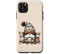 Autumn Gnome For Cold Sweater Weather With Hot Cocoa Mug Custodia per iPhone 11 Pro Max