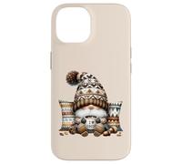 Autumn Gnome For Cold Sweater Weather With Hot Cocoa Mug Custodia per iPhone 14