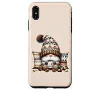 Autumn Gnome For Cold Sweater Weather With Hot Cocoa Mug Custodia per iPhone XS Max
