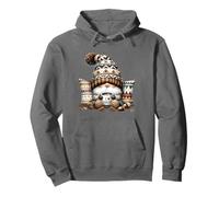 Autumn GNOME for Cold Sweater Weather with Hot Cocoa Mug Felpa con Cappuccio
