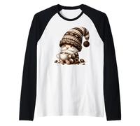 Autumn GNOME for Fall Women Men And Kids Who Loves Hot Cocoa Maglia con Maniche Raglan