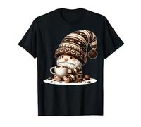 Autumn GNOME for Fall Women Men And Kids Who Loves Hot Cocoa Maglietta