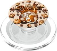 Autumn Gnome Thanksgiving Pumpkin Spice For Happy Fall Yall PopSockets PopGrip per MagSafe