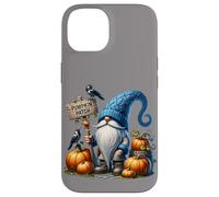 Autumn Gnome With Pumpkin Patch Sign And Crows Fall Vibes Custodia per iPhone 14