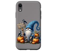 Autumn Gnome With Pumpkin Patch Sign And Crows Fall Vibes Custodia per iPhone XR