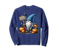 Autumn GNOME with Pumpkin Patch Sign And Crows Fall Vibes Felpa
