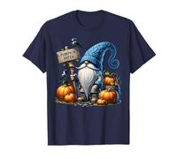 Autumn GNOME with Pumpkin Patch Sign And Crows Fall Vibes Maglietta