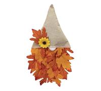 Autumn Gnomes - 40 x 20 cm Fall Harvest Scandinavian Tomte Plush Decorations, Ringraziamento Decor With Maple Leaves & Pumpkins, Handmade Fall Gnomes, Shelf, Oro Home Table Display