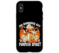 Autumn Gnomes For Women Fall Coffee Mug Pumpkin Spice Latte Custodia per iPhone X/XS