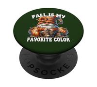 Autumn Gnomes Garden Accessories Fall Is My Favorite Color PopSockets PopGrip Adesivo