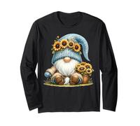 Autumn Gnomes Garden Accessories for Fall Sunflower Dad Maglia a Manica