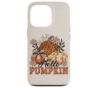 Autumn Hello Pumpkin Design. Woman Fall Custodia per iPhone 13 Pro