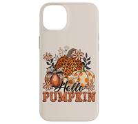 Autumn Hello Pumpkin Design. Woman Fall Custodia per iPhone 14 Plus