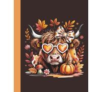 Autumn Highland Cow Notebook | Journal