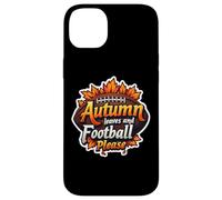 Autumn Leaves And Football Please Fan Lover Ball Ragazzi Uomo Custodia per iPhone 14 Plus