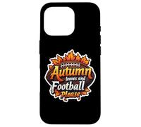 Autumn Leaves And Football Please Fan Lover Ball Ragazzi Uomo Custodia per iPhone 16 Pro
