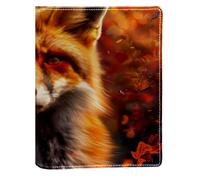 Autumn Leaves Fox - Copertina per libro sostituibile, in pelle PU, riutilizzabile, adatta per notebook da 148 x 210 mm