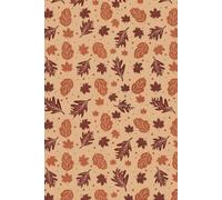 Autumn Leaves Notebook: Cozy Fall Journal with Lined Pages for Writing, Notes, and Daily Reflections: Seasonal Leaf Pattern Design | 110 Page Autumn-Themed Diary for Work, School, and Personal Use