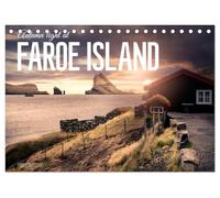 Autumn light at Faroe island (Desk Calendar 2026 DIN A5 landscape), CALVENDO 12 Month DeskCalendar: The northern Islands