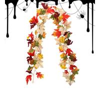 Autumn Maple Leaf Garland 5.74FT Artificial Thanksgiving Fall Decoration