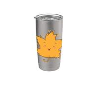 Autumn Maple Leaf gode di un biscotto Bicchiere termico in acciaio inox doppia parete