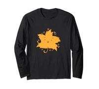 Autumn Maple Leaf gode di Un Biscotto Maglia a Manica