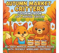 Autumn Market Critters Left-Handed Edition: Woodland animals selling pies, pumpkins, and handmade harvest treasures