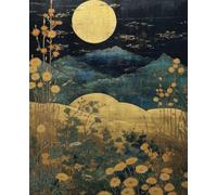 Autumn Moon Journal: A mystical dream notebook for designing, writing & tracking your dreams - 198 lined white page diary 7.5"x9.25"