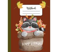 Autumn Notebook: Notebook with cozy friends: 120 College-Ruled Pages for School, Notes, and Seasonal Writing: Write, plan, journal. Be creative!