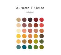 Autumn Palette Armocromia quaderno a righe: palette autunno
