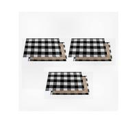 Autumn Placemats for Dining Tables Set of 6, Seasonal Table Decor for Home, Harvest-Inspired Decorations for Farmhouse Kitchen