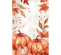 Autumn Pumpkin Notebook: Fall-Themed Journal with College Ruled Pages - 6x9 Soft Cover for School, Planning, Journaling, or Cozy Seasonal Gift Ideas for Women, Teachers & Students