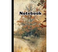 Autumn River Notebook 6x9", 120 Lined Pages, Soft Cover: Embrace the beauty of fall with our elegantly designed Autumn River Notebook.