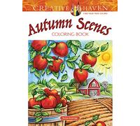 Autumn Scenes Coloring Book