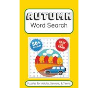 Autumn Seasonal Word Search Puzzle Book: Word Searches with Easy to Read Print about the Autumn, Fall, and Harvest Season | 6x9 inches, 110 pages | ... for Vacations, Holidays, and Recreation
