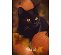 Autumn Shadows: A Cozy Fall Lined Notebook for Cat Lovers and Halloween Fans