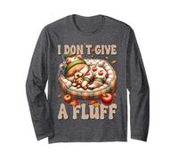 Autumn Sleeping Dog for Fall I Dont Give A Fluff Pomeranian Maglia a Manica