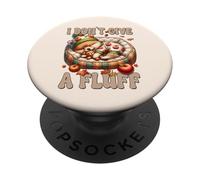 Autumn Sleeping Dog For Fall I Dont Give A Fluff Pomeranian PopSockets PopGrip Adesivo