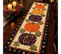 Autumn Spell Quilted Table Run，Color A/ 14*72in