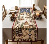 Autumn Spell Quilted Table Run，Color D/ 14*108in