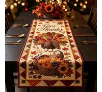 Autumn Spell Quilted Table Run，Color E/ 14*48in