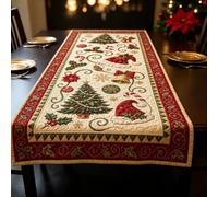 Autumn Spell Quilted Table Run，Color F/ 14*48in