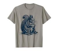 Autumn Tea Squirrel - Sweet Winter Forest Animal Maglietta