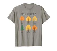 Autumn Trees Fall Leaves Cozy Forest Aesthetic Maglietta