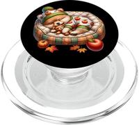 Autumn Vibes Cozy Season Cute Pomeranian Stuff Fall Puppy PopSockets PopGrip per MagSafe